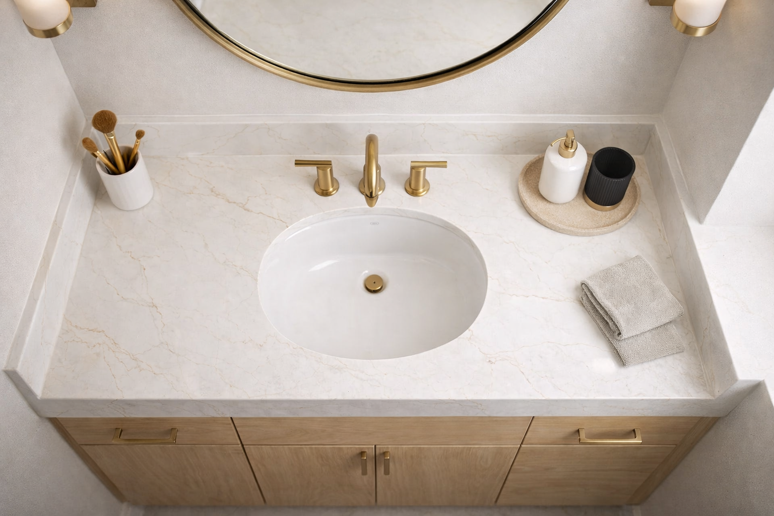 calacatta romano bathroom vanity