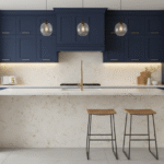 Carrara gold kitchen