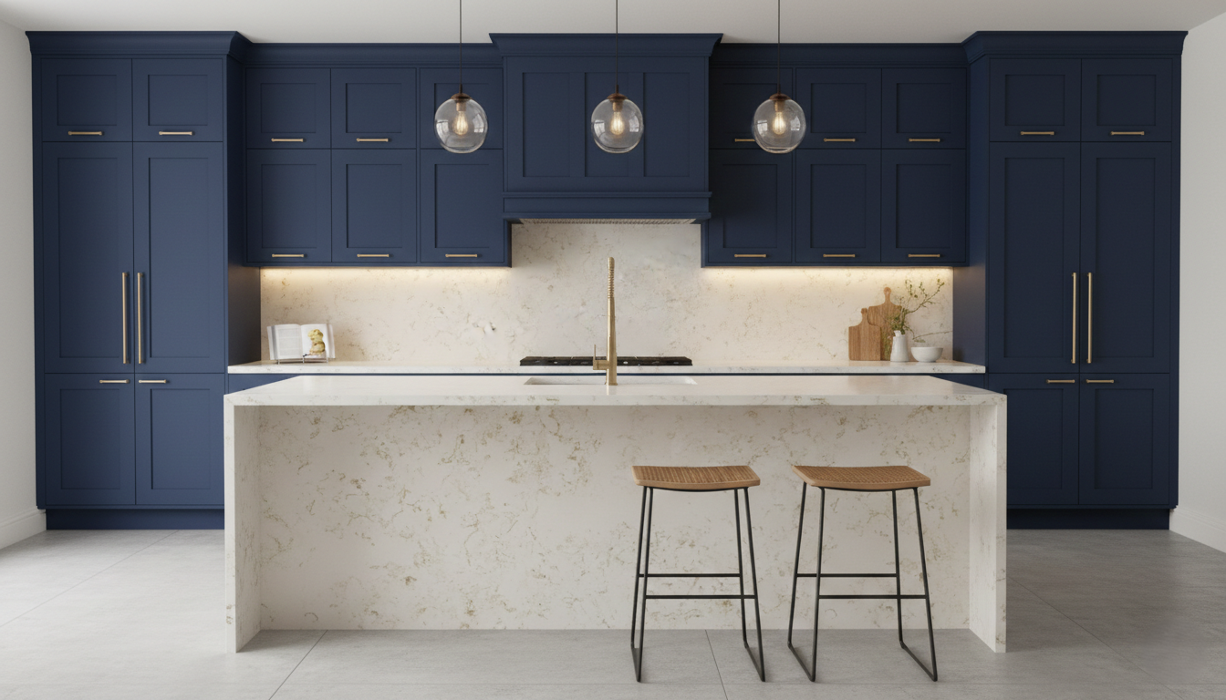 Carrara gold kitchen